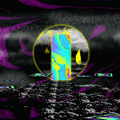 pathway leading to mysterious light door,